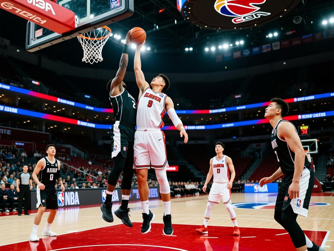 外援利用身高优势占据篮板优势 第1张