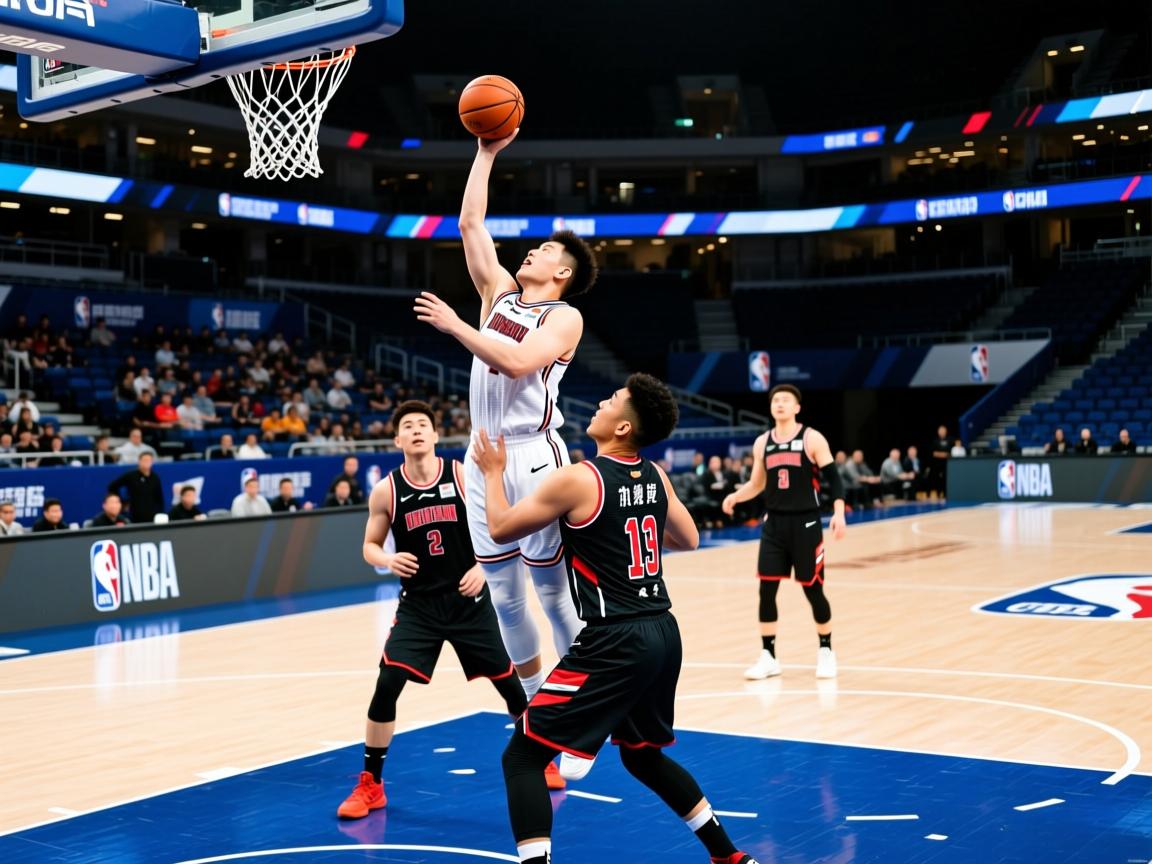 外援利用身高优势占据篮板优势 第2张