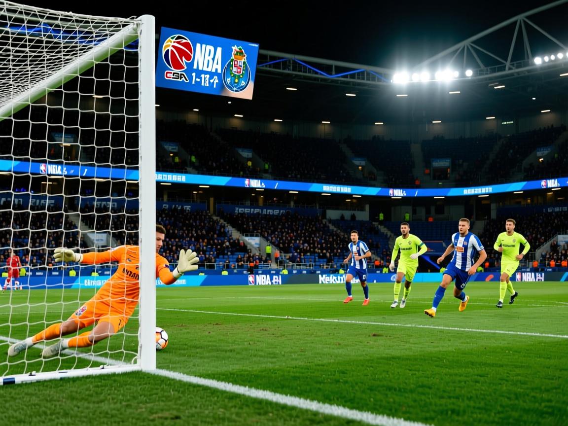 莫拉插上过掉门将，冷静挑射空门，波尔图1-1扳平比分  第1张